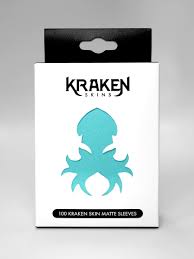 Kraken Skins Bright Turquoise Matte Sleeves